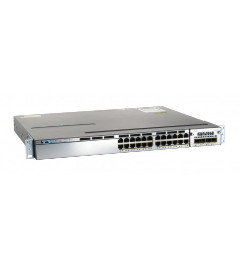 Cisco Catalyst 3750-X WS-C3750X-24P-S 24xPort 1Gb RJ-45 + 1x PSU 715W + C3KX-NM-1G